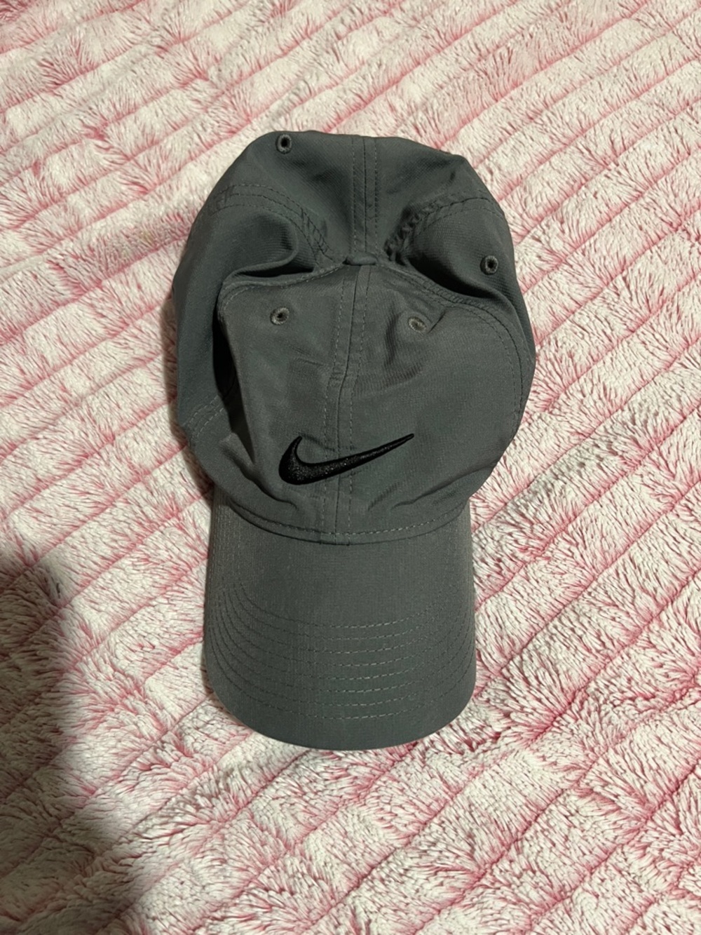 Nike Dark Gray Baseball Cap with Black Swoosh